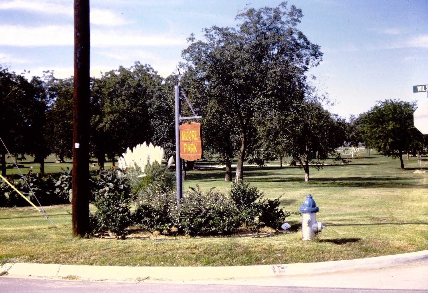 Moore Park Sign - 1971.JPG