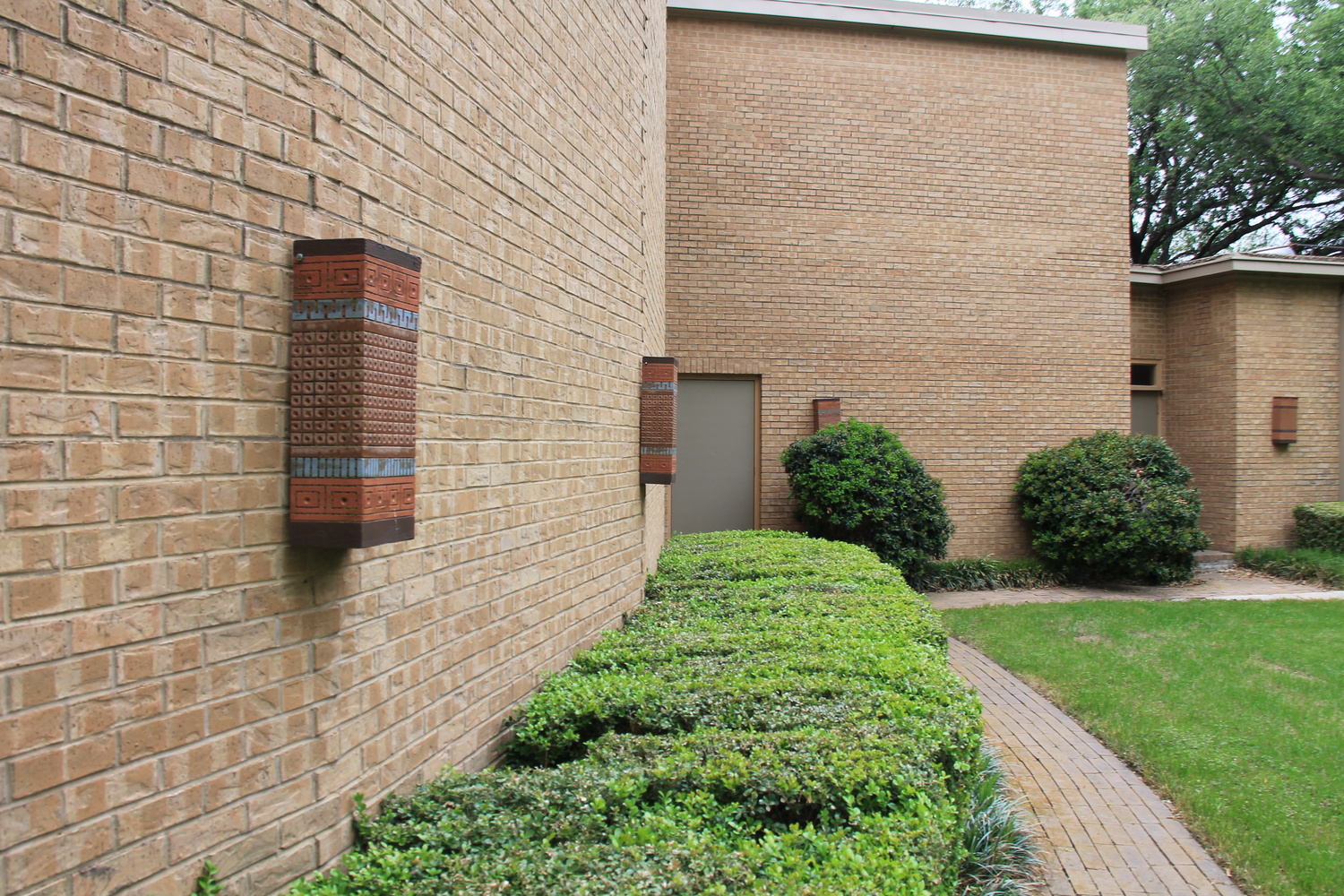 Three wall sconces.