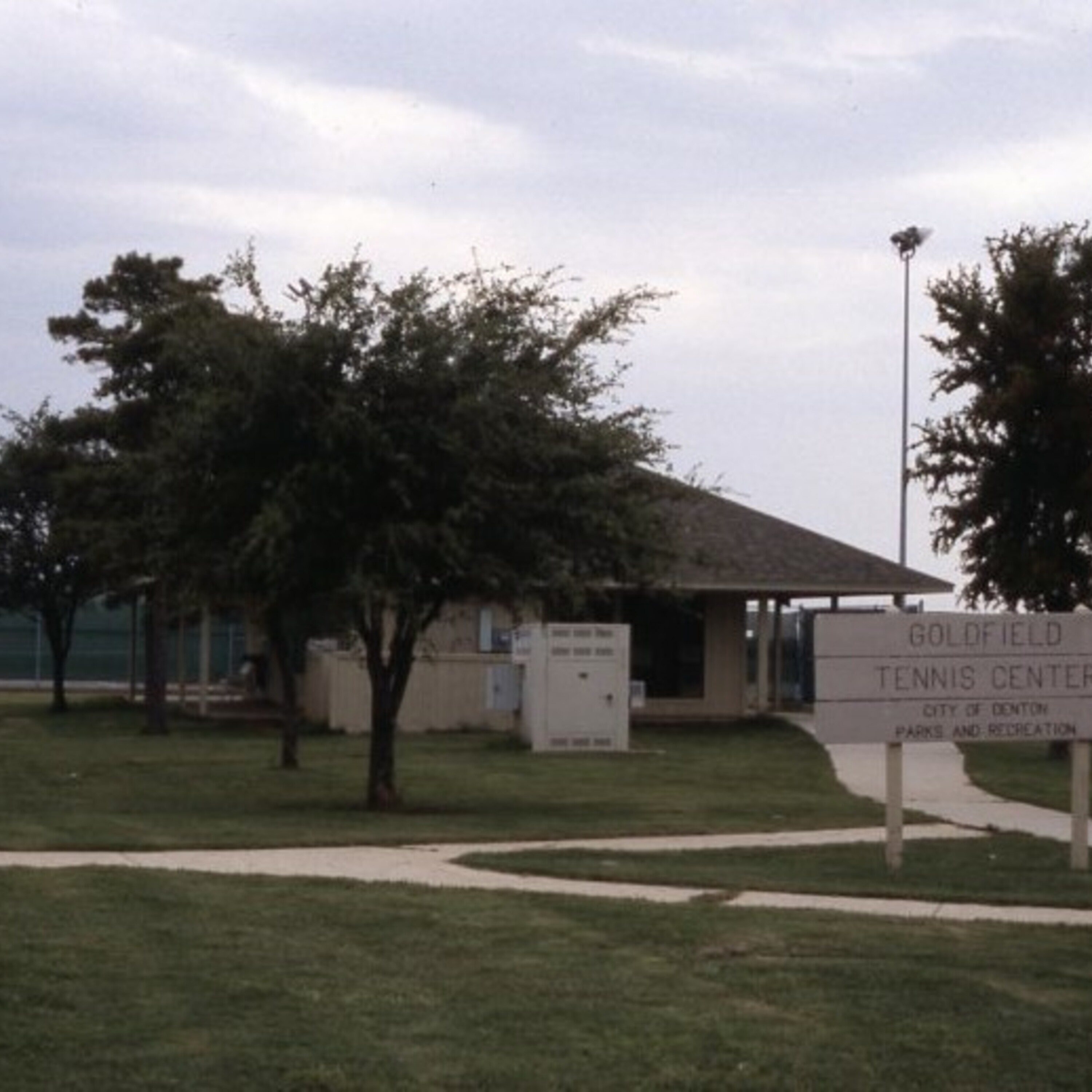 Goldfield Tennis Center and Sign 1991.jpg