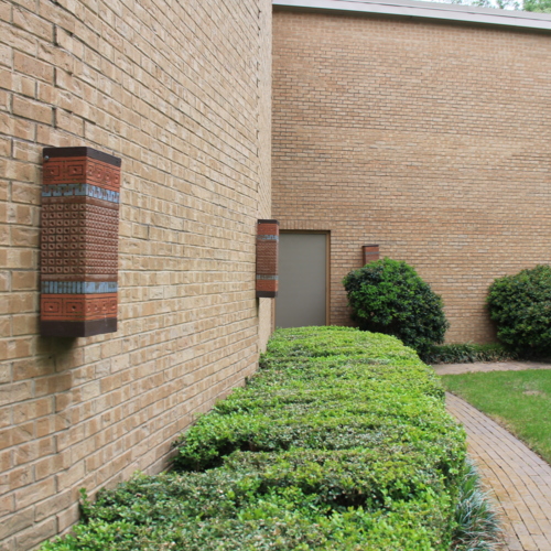 Three wall sconces.